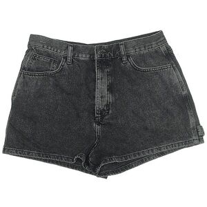 Urban Outfitters BDG High-Rise Carpenter Shorts Size 30 Black Wash Dark Jorts